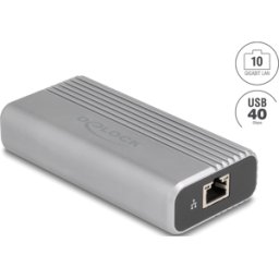 DELOCK 64349 - Adaptador de red Type-C 40 Gbps 10 Gigabit 1 x RJ45