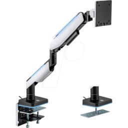 LOGILINK BP0162 - Soporte para monitor, 1 pantalla, 17" - 49", RGB, montaje en mes