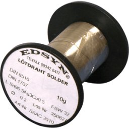 EDSYN SSAC2010 - Soldadura sin plomo con parte de plata, 0,2 mm de diámetr