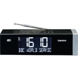 LENCO CR-640BK - Radio despertador DAB+/FM, pantalla LCD, Bluetooth