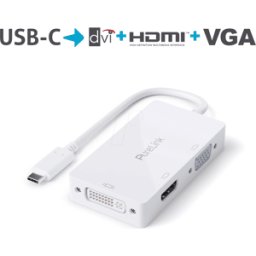 PURELINK PURE IS240 - Adaptador USB-C a Multipuerto - iSeries 0,10m