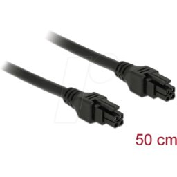 DELOCK 85374 - Micro Fit 3.0 Cable 4 pin male > male 50 cm