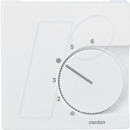 MERTEN EL SM 536219 - Sistema M, placa central, regulador de temperatura, blanco polar