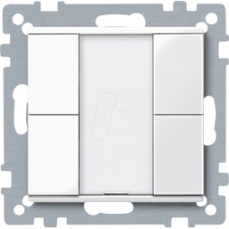 MERTEN ME 617219 - Palpador doble plus, blanco polar brillante, sistema M.
