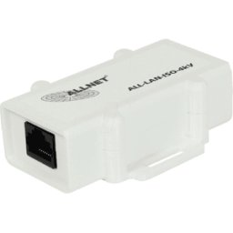 ALLNET LANISO4KV - Aislador de red, adaptador de enchufe - 2x RJ45 - 4 kV
