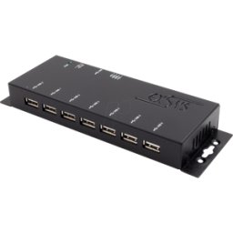EXSYS EX-1177-2 - USB 480 Mb/s 7-port metal hub