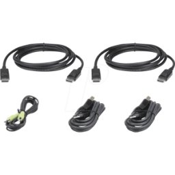 ATEN 2L7D03UDPX5 - Juego cables KVM DisplayPort USB pantalla dual segura