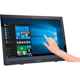 HANNSPREE HANNS-G HT161HNB - Monitor táctil de 39,6 cm, negro, vidrio templado, EEK B