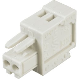WAGO 733-102 - Regleta de resorte CAGE-CLAMP, Micro, RM 2,5, 2 polos