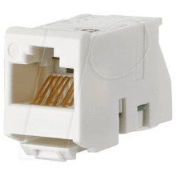METZ CONNECT BTR 130909-I - módulo UAE Cat.6 Jack T568a blanco puro RAL9010