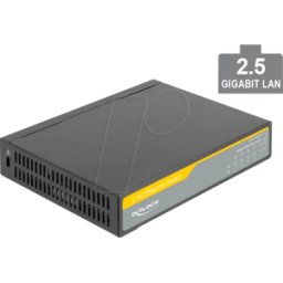 DELOCK 87781 - Switch, 5 puertos, 2,5 Gigabit Ethernet