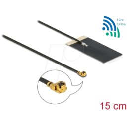 DELOCK 12611 - Antena WLAN, conector MHF® I.