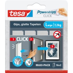 TESA 77722-20 - Powerstrips CLICK 16 pares - 7,2kg