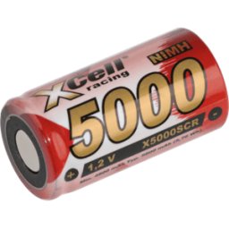 XCELL XC 137691 SC - Célula industrial, NiMH, Sub-C, 1,2 V, 5000 mAh, Flat Top