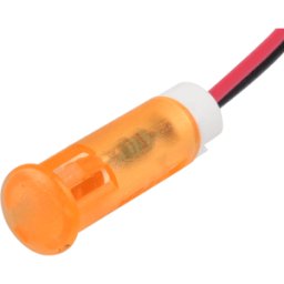 APEM APM QS63 O12 - Lámpara de señalización LED, naranja, 12 V,