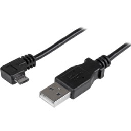 STARTECH.COM ST USBAUB1MRA - Cable de sincronización y carga, USB-A > Micro-B, 1 m, en