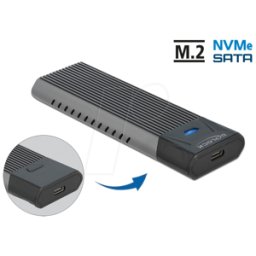 DELOCK 42638 - Externo USB Caja Combo para M.2 NVMe o SATA