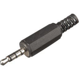 GOOBAY KS K4-35 - Conector jack 3,5mm, 4 polos