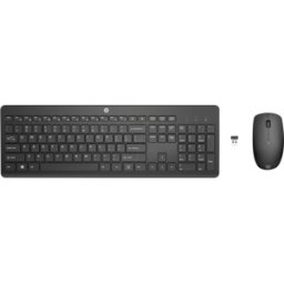 HEWLETT PACKARD HP 18H24AA - Combinación de teclado y ratón, radio, negro, dise