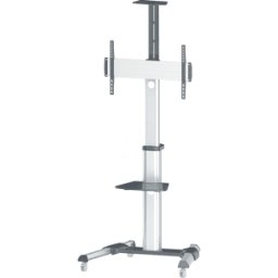 MANHATTAN 461245 - Soporte de TV con ruedas, 37" - 70", máximo 50 kg, plata