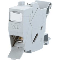 METZ CONNECT BTR 1309426003-E - 1x RJ45 zócalo IP20 CAT.6A, montaje en carril DIN