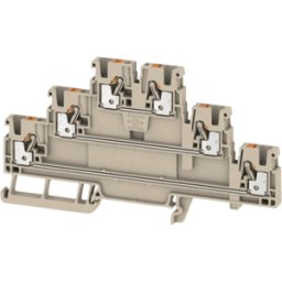 WEIDMÜLLER A3T 2.5 - Borne de paso Klippon® Connect, serie a beige