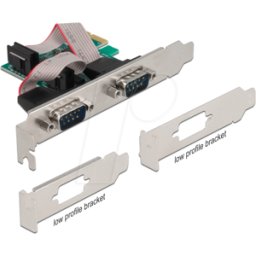 DELOCK 90046 - 2 puertos RS232, serie, tarjeta PCI