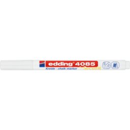 EDDING 4085WS - Marcador de tiza, 1-2 mm, blanco