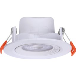 V-TAC VT-23837 - Downlight LED, 7 W, 510 lm, CCT, blanco, ronda