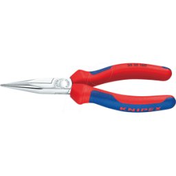 KNIPEX KN 30 25 140 - Alicates de boca larga, puntiagudo, 140 mm, cromado