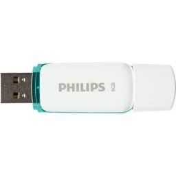 PHILIPS MEDIA PHI FM08FD70B - Memoria USB, USB 2,0 8 GB, Snow Edition Spring Green