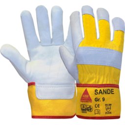 HASE LEDERFABRIK HASE 292002 12 - Guantes de trabajo, cuero, Sande, talla 12