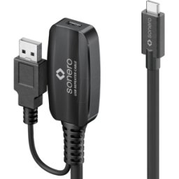 SONERO SON-XU3010-100 - USB 3.0, cable alargador, USB-C > USB-C, 10,0m