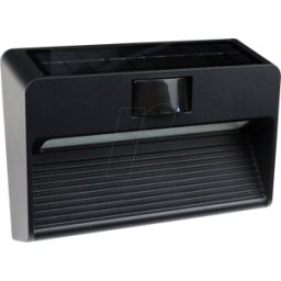 HEITRONIC HEIT VO-501442 - Lámpara de pared solar LED MELILLA, 1,5 W, 180 lm, 3000 K, senso