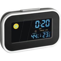 TFA DOSTMANN TFA 602015 - Despertador, digital, con clima de habitación