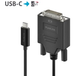 PURELINK PURE IS2211-015 - Cable adaptador USB Type-C > DVI, WUXGA, negro, 1,5 m..
