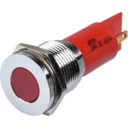 APEM APM Q16F1C R24E - Lámpara de señalización LED, roja, 24 V, 16