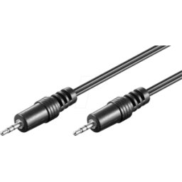 GOOBAY 50457 - Cable jack, 2,5 mm, AUX, 1,5 m