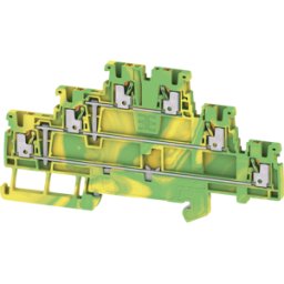 WEIDMÜLLER A3T 1.5 PE - Klippon® Connect Terminal de continuidad serie A, verde / amaril