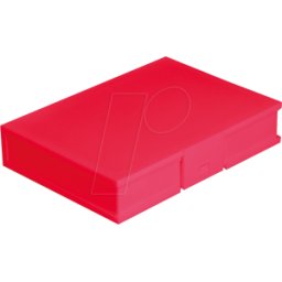 DELOCK 18374 - Caja de protección para HDD de 3.5" rojo