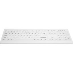 CONTOUR AK-C8100FFUSWGE - Teclado inalámbrico, USB, IP68, desinfectable, blanco, ES