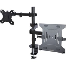 STARTECH.COM ST A2-LAPTOP-DES - Soporte de sobremesa para monitor y portátil de hasta 32