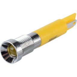 APEM APM Q8R1C Y220E - Lámpara de señalización LED, amarilla, 220