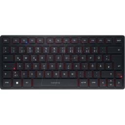CHERRY JK-9250DE-2 - Teclado inalámbrico, Bluetooth, negro, ES