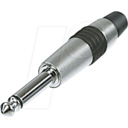 REAN NEUTRIK NYS24C-4 - Conector jack, 6,35 mm, mono, 2 polos