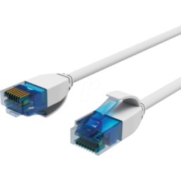 SHIVERPEAKS SHVP BS08-22306 - Cable de conexión Cat.6 U/UTP SLIM, blanco 0,3m