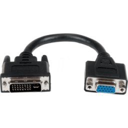 STARTECH.COM ST DVIVGAMF8IN - Adaptador de monitor DVI-I macho > VGA hembra 20 cm