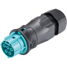 WIELAND RST20I5 KB3 TB - Conector RST Classic 20i5, zócalo azul turquesa