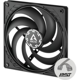 ARCTIC 03871 - Ventilador de caja ARCTIC P14 SLIM PWM PST Negro, 140mm