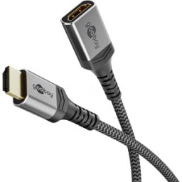 GOOBAY 79105 - HDMI A macho > hembra, 8K 60 Hz, 1,5 m..